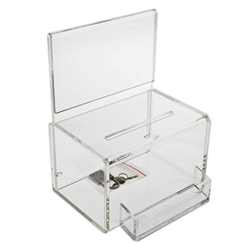 Lockable Acrylic Raffle Boxes